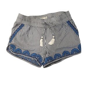 Vineyard Vines Women’s Seersucker Striped Embroidered Shorts XXS 0